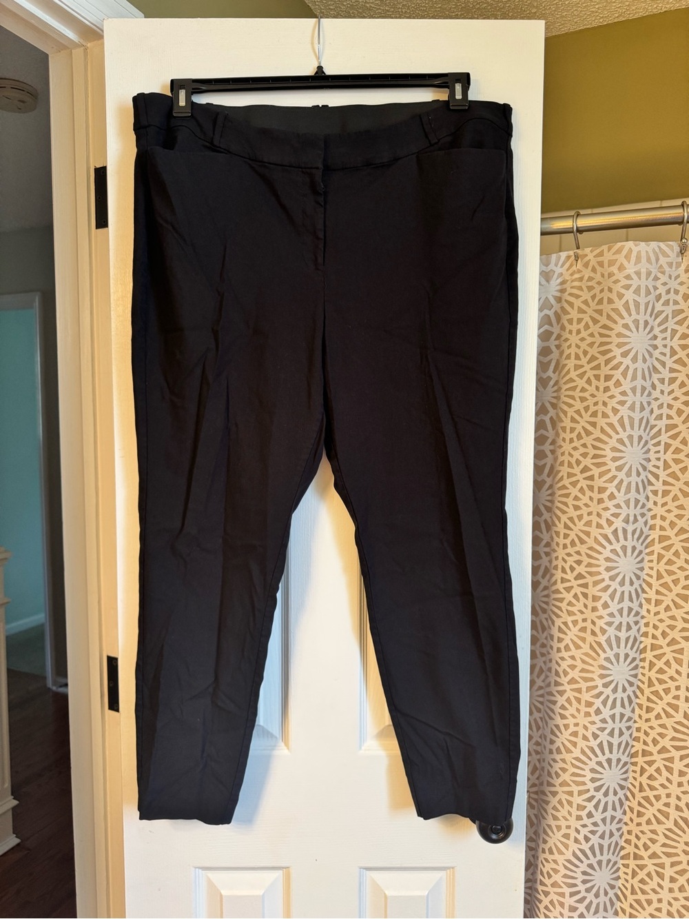 Lane Bryant Black Skinny Stretch Work Pants